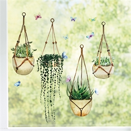 Stickers plantes pour fenêtres