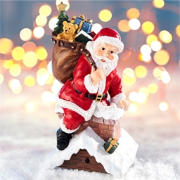Père Noël sensor cheminée