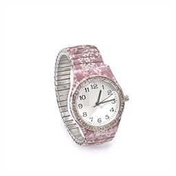 Montre élastiquée fleurs de cerisier