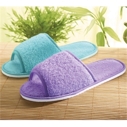 Lot de 2 paires de mules Bleu + parme - taille 37/38