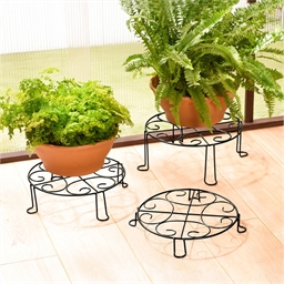 3 supports plantes arabesque