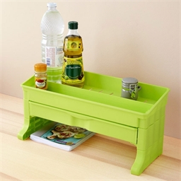 Etagère d'appoint à tiroir : Vert ou Blanc