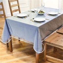 Protège-nappe transparent ronde ou rectangle