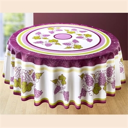 Nappe grappes de raisin : Rectangulaire ou Ronde