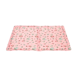 Tapis rafraîchissant fleurs roses