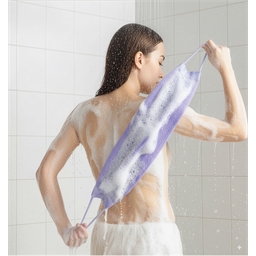 Lot de 2 sangles exfoliantes pour dos