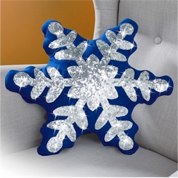 Coussin forme de flocon
