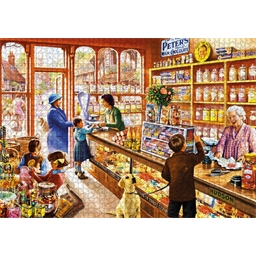 Puzzle 1000 pièces Le magasin de bonbons