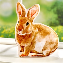 Coussin forme lapin