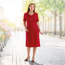 Robe été strass Rouge - taille M