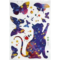 Décoration poubelles chat