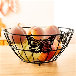 Corbeille fruits papillons