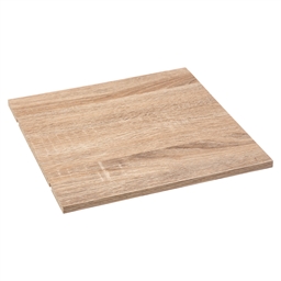 Etagère blanche ou aspect bois pour meuble à cases