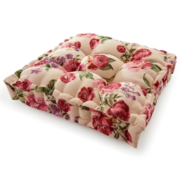 Coussin réhausseur de chaise floral