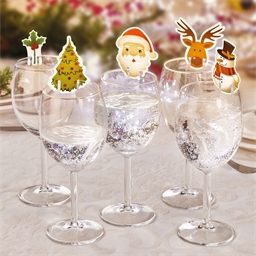 Lot de 25 marque-verres