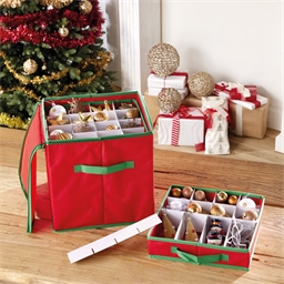 Boîte de rangement décorations Noël