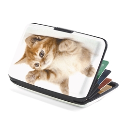 Porte-cartes chaton