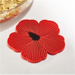 Dessous de plat coquelicot