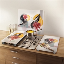 Couvre-plaques "Chants d'oiseaux"