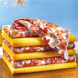 Lot de 6 chiffons microfibres automne