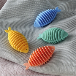 Lot de 4 poissons de lavage