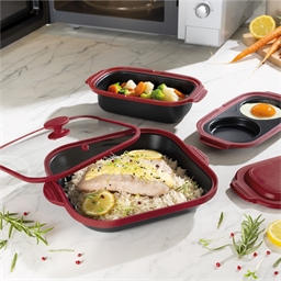 Set de cuisson micro ondes