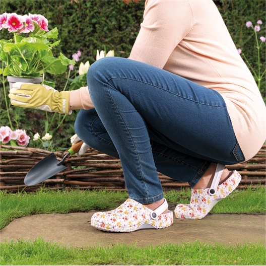 Sabots de jardin Fleurs - taille 38