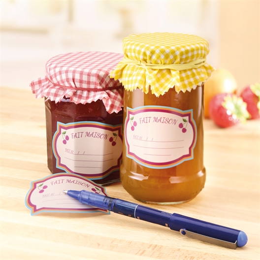 50 étiquettes à confiture