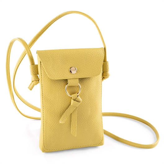 Sac pochette nœud bleu ou jaune