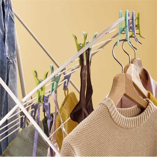 Lot de 24 pinces à linge