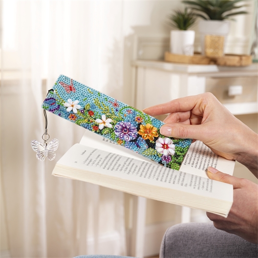 Kit broderie diamant - 4 marque-pages
