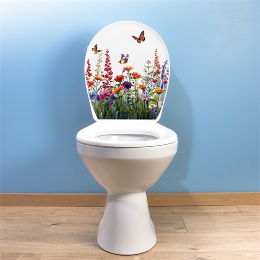 Sticker WC fleurs des champs