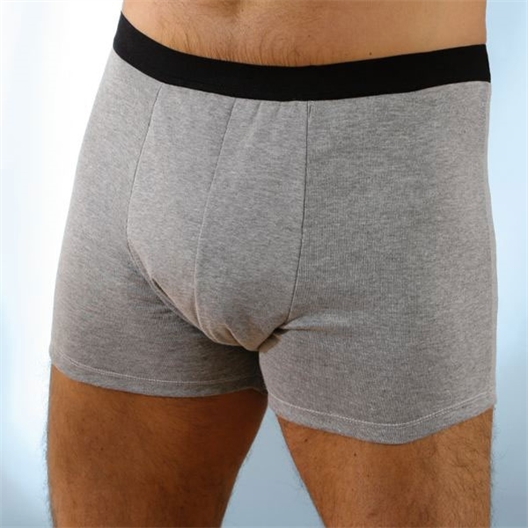 Boxer incontinence gris homme