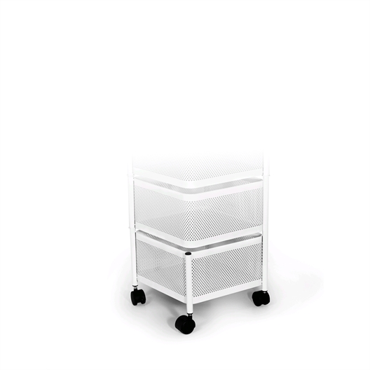 Desserte carrée 4 tiroirs