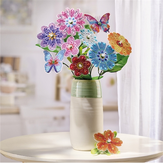 Bouquet de perles à coller