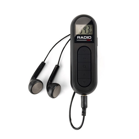 Radio de poche avec écouteurs