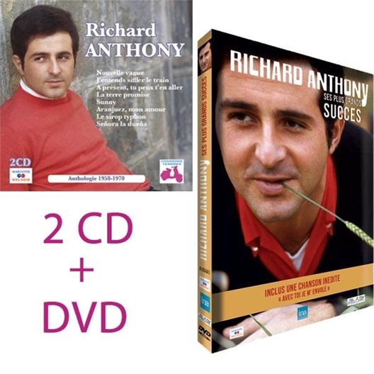 Richard Anthony : lot 2 CD + DVD
