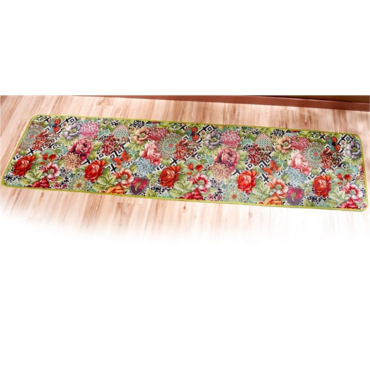 Tapis fleurs en hiver