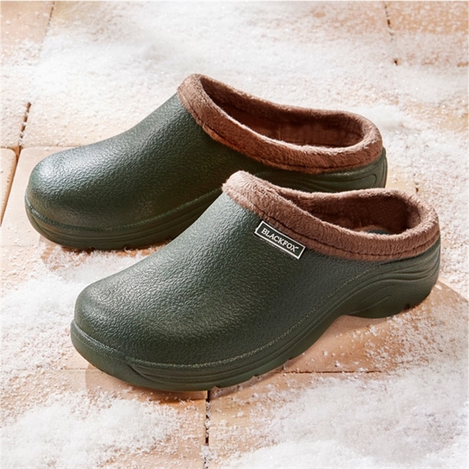 Fur-lined clogs Green - size 3