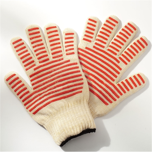 Pair of heat-resistant gloves