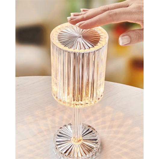 Lampe touch crystaline