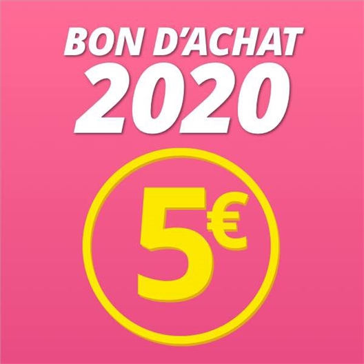BON D'ACHAT 2020 5€