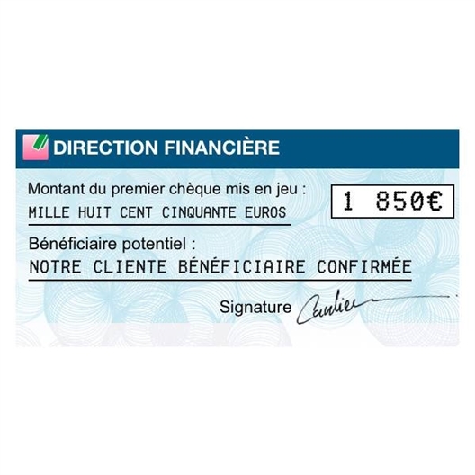 Grande opération chèques