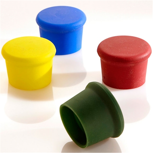 4 bouchons bouteilles silicone