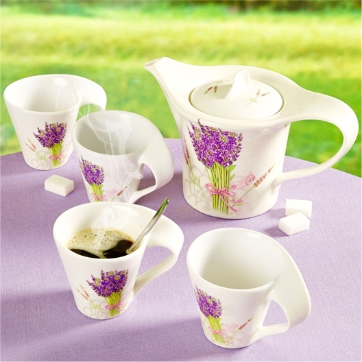 Lavender coffee set