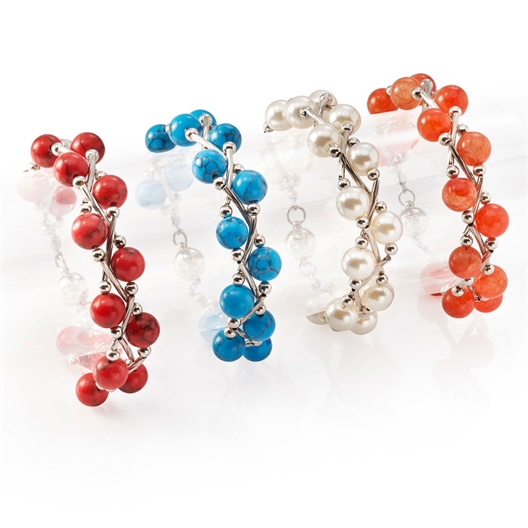 Lot de 4 bracelets fermeture magnétique