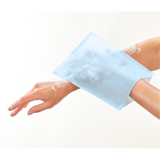 Lot de 50 gants de toilette pré-savonnés