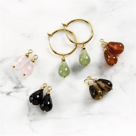 5 paires de boucles d'oreilles interchangeables