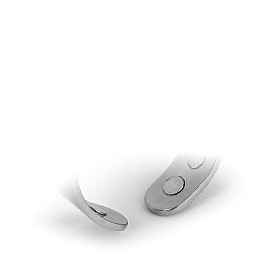 Bague magnétique Coloris argenté