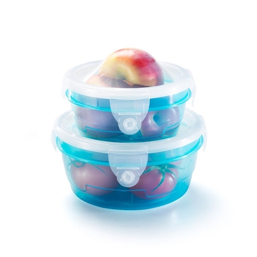 Lot de 2 boîtes hermétiques rondes Top Flex